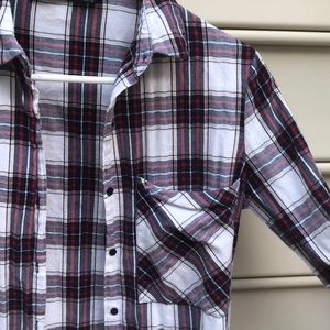 Zara plaid longsleeve shirt